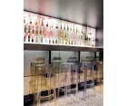 Taburete CHARLES GHOST 75 / Policarbonato inyectado - Fab. Italia
