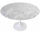 Mesa de comedor TULIP - Mármol Carrara -120cm