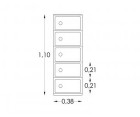 Contenedor COMPONIBILI - 5 modulos