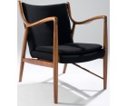 Sillón FINN JUHL 45 - Nogal americano - Máxima calidad