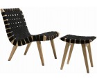 Sillón RISOM - Roble americano - Alta calidad