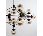 Lámpara suspendida MODO CHANDELIER 15 GLOBES - Acero