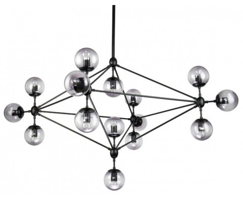 Lámpara suspendida MODO CHANDELIER 15 GLOBES - Acero